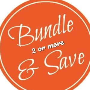 BUNDLE & SAVE... SEE DESCRIPTION